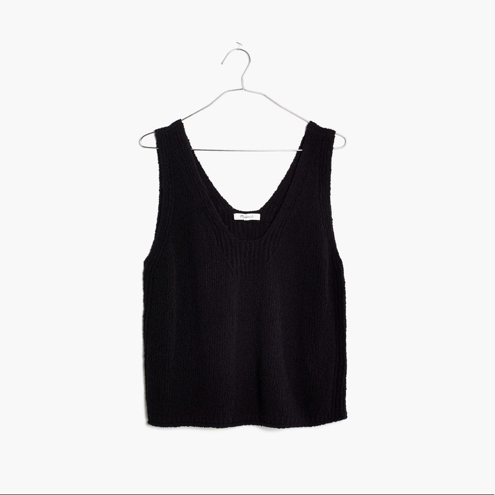 Springdale Sweater Tank in Black